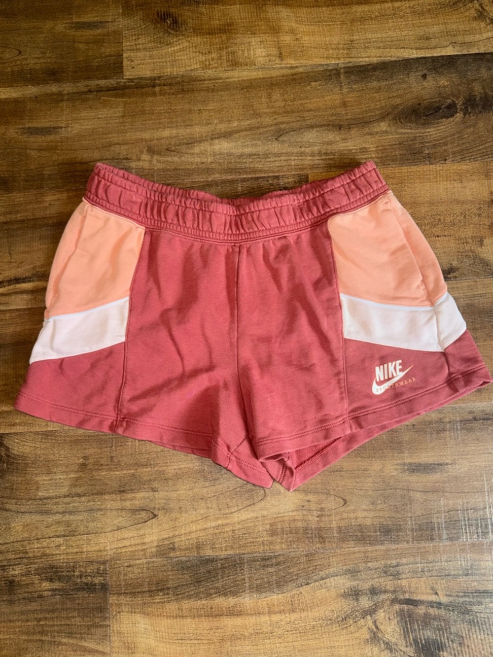 Nike Pink and Peach Athletic Shorts